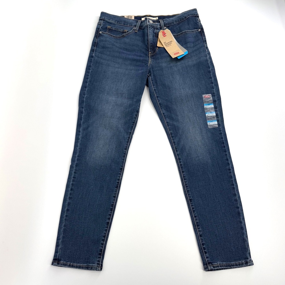 Levi's 311 Shaping Skinny Ankle Jeans Women 10 W30 Blue NWT Performance Cool
